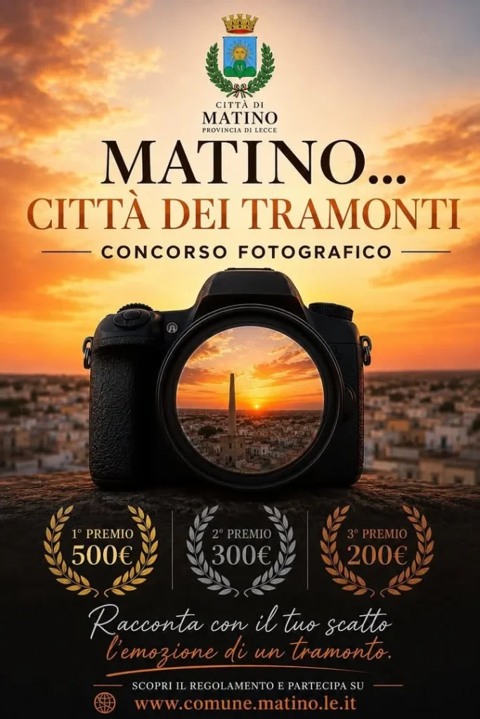 Dettaglio 2: Matino, concorso fotografico: premi in denaro per i migliori tramonti salentini