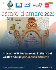 Morciano di Leuca: torna la Festa del Centro Antico per la sesta edizione