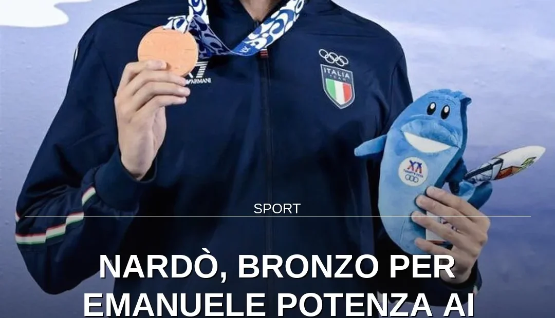 Anteprima di: Nardò, bronzo per Emanuele Potenza ai Giochi del Mediterraneo di Taranto