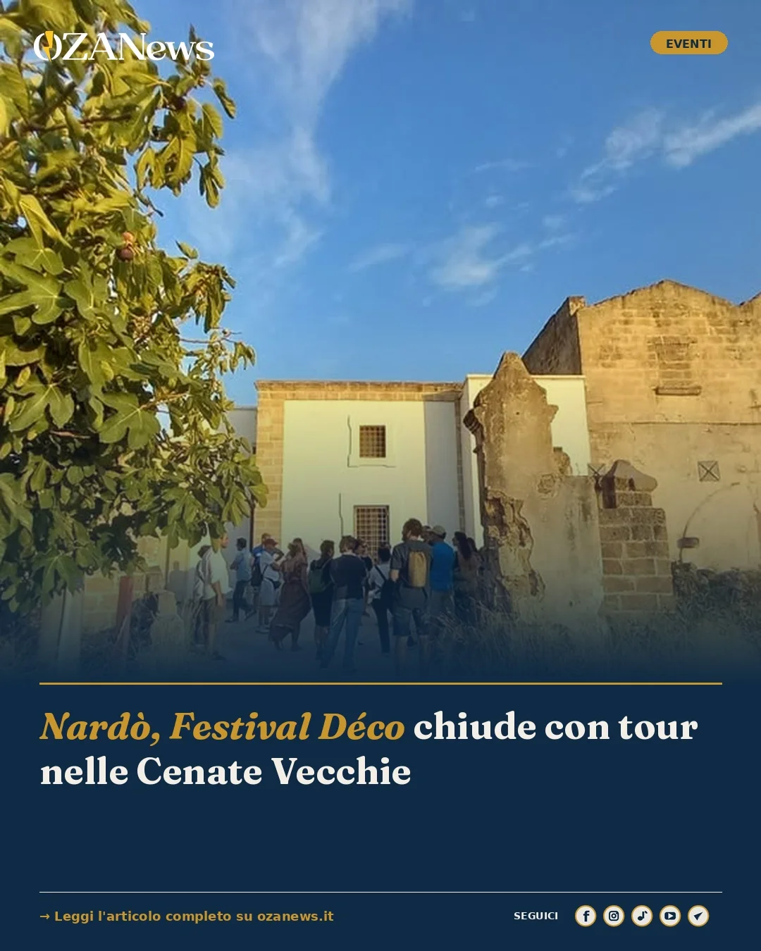 Anteprima di: Nardò, Festival Déco chiude con tour nelle Cenate Vecchie