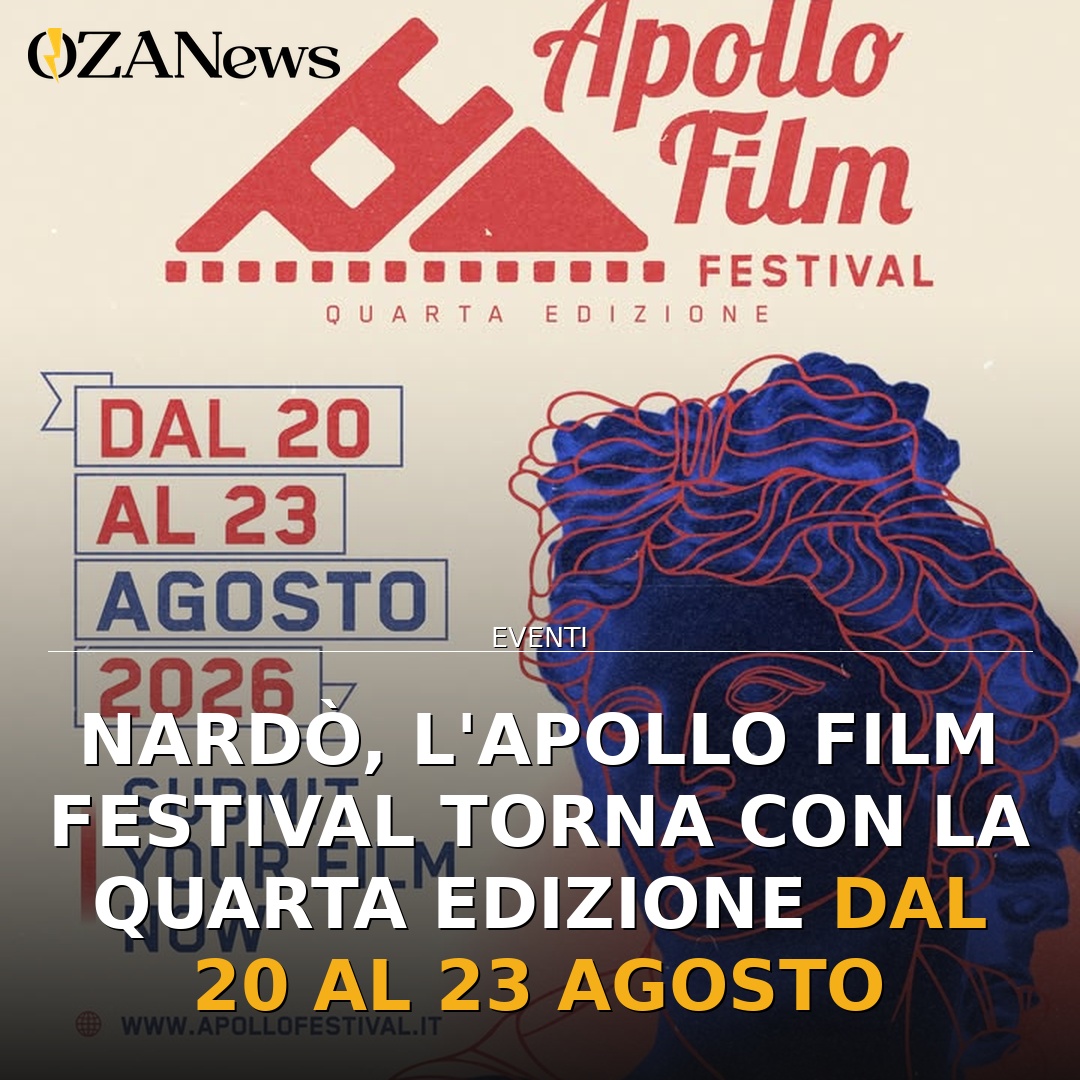 Anteprima di: Nardò, l'Apollo Film Festival torna con la quarta edizione dal 20 al 23 agosto