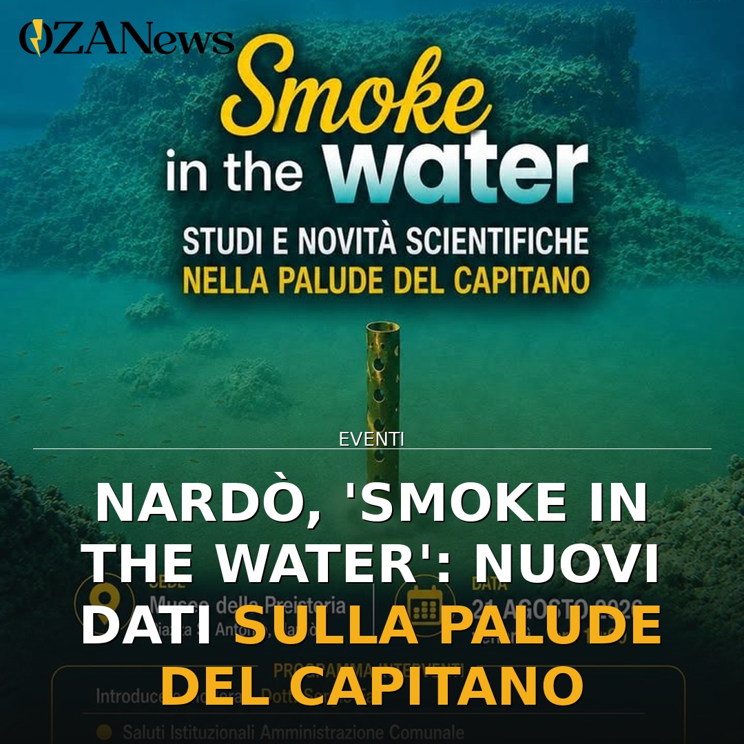 Anteprima di: Nardò, 'Smoke in the Water': Nuovi dati sulla Palude del Capitano
