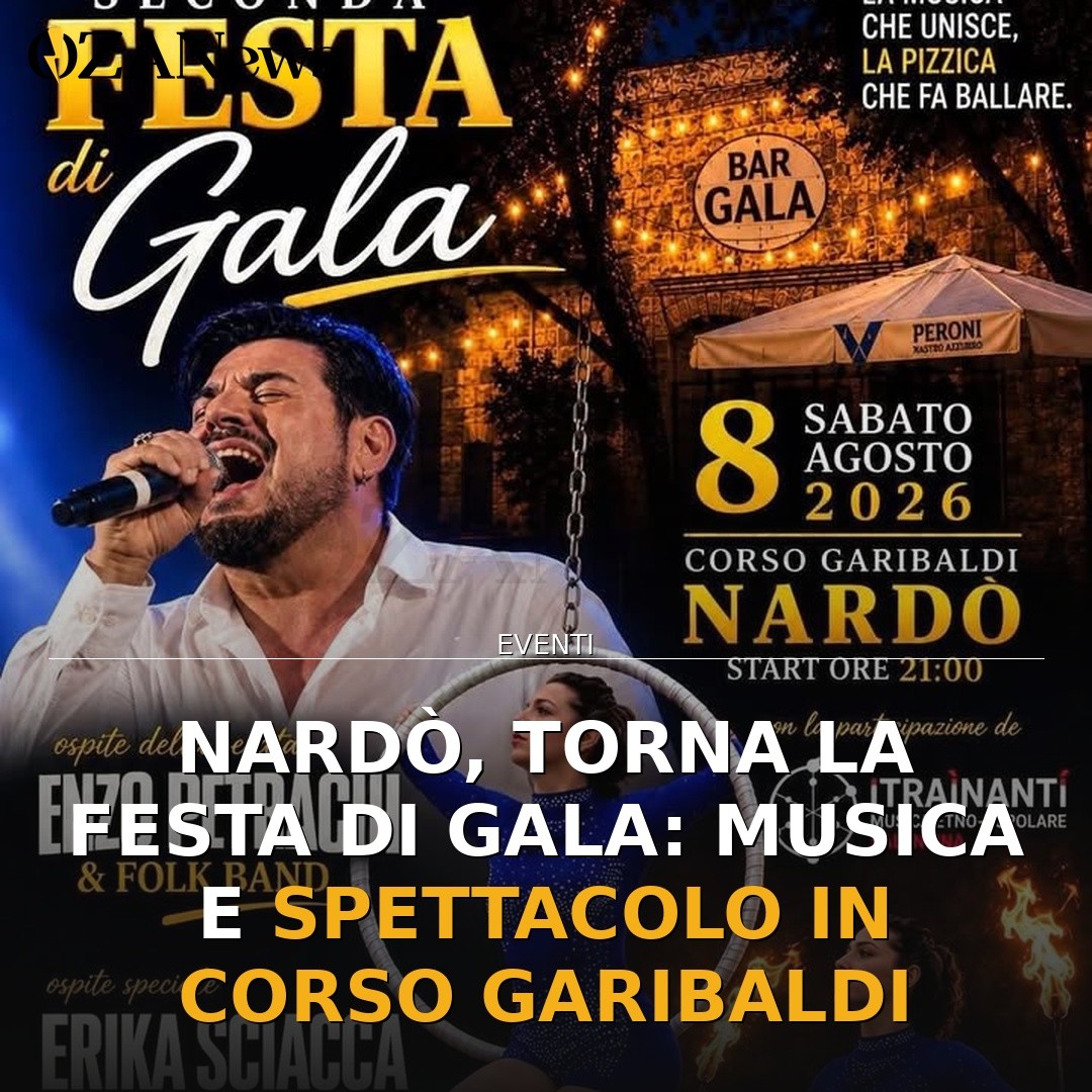 Anteprima di: Nardò, torna la Festa di Gala: musica e spettacolo in Corso Garibaldi