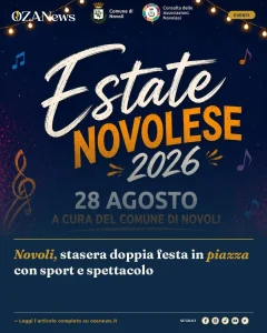 Novoli, stasera doppia festa in piazza con sport e spettacolo
