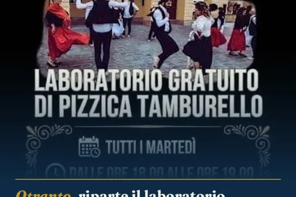 Otranto, riparte il laboratorio gratuito di pizzica con Massimo Panarese