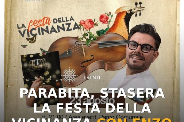 Parabita, stasera la Festa della Vicinanza con Enzo Petrachi