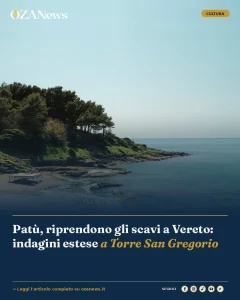 Patù, riprendono gli scavi a Vereto: indagini estese a Torre San Gregorio