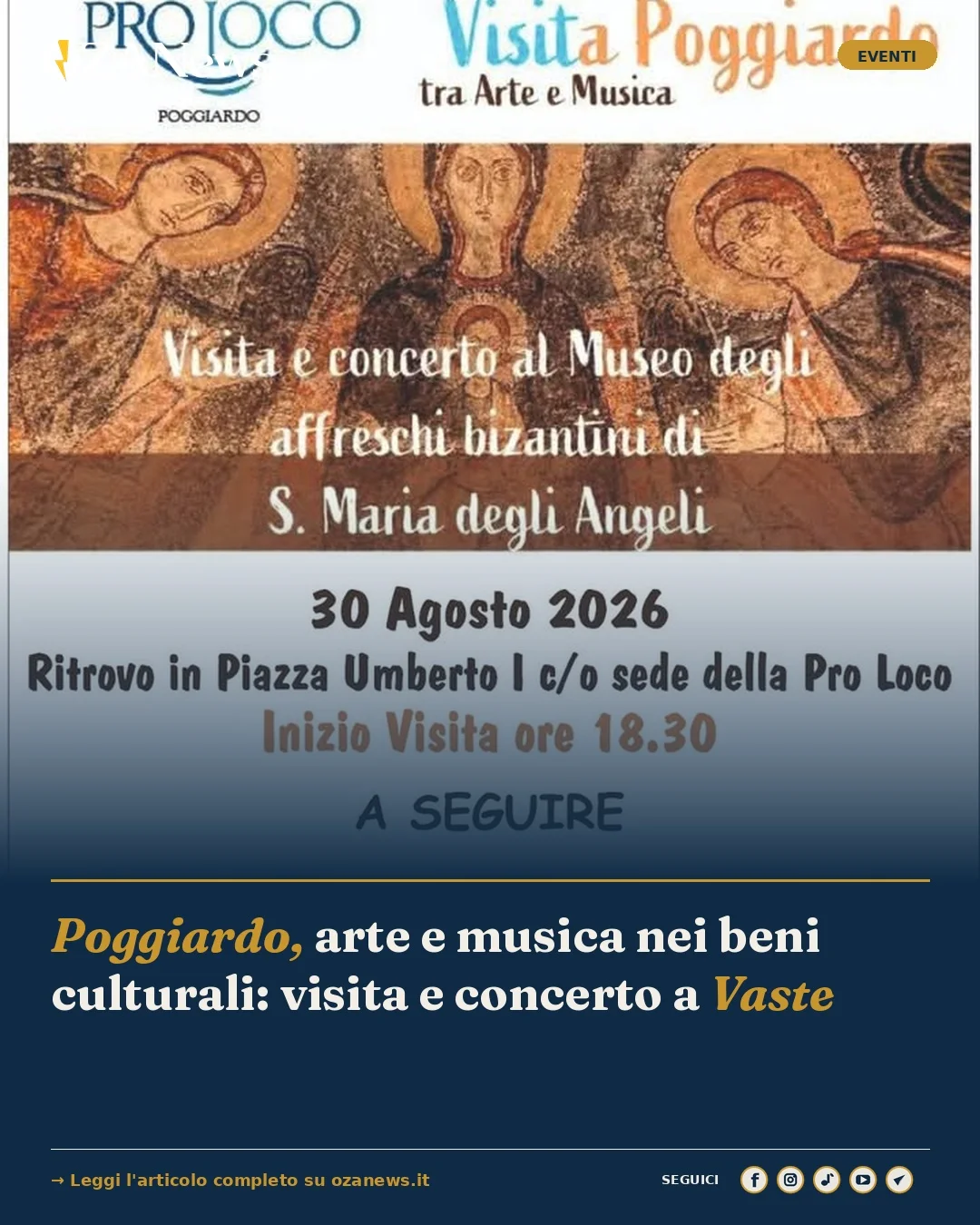 Anteprima di: Poggiardo, arte e musica nei beni culturali: visita e concerto a Vaste