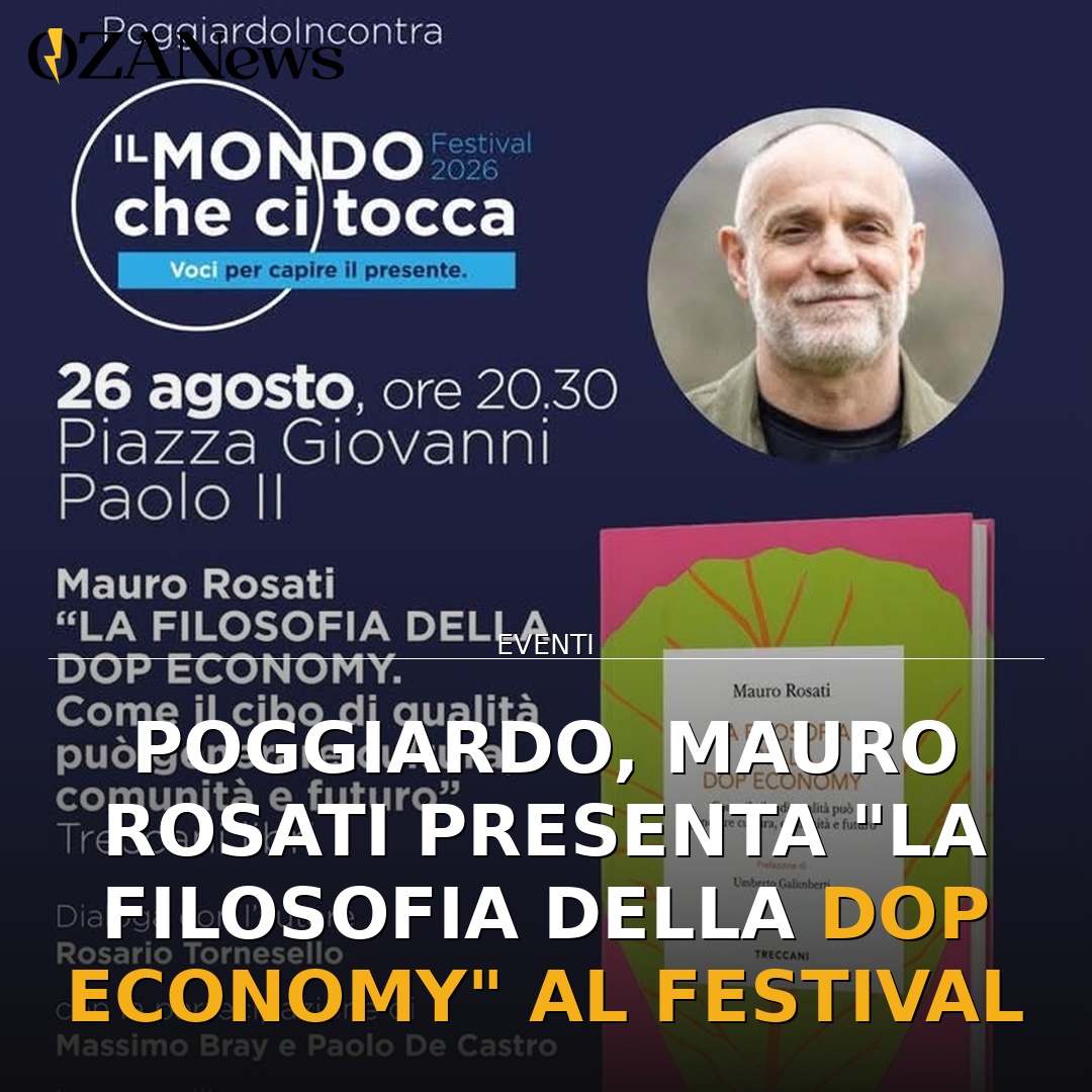 Anteprima di: Poggiardo, Mauro Rosati presenta "La Filosofia della DOP Economy" al Festival