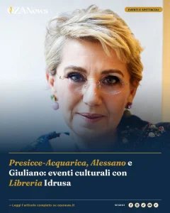 Anteprima di: Presicce-Acquarica, Alessano e Giuliano: eventi culturali con Libreria Idrusa