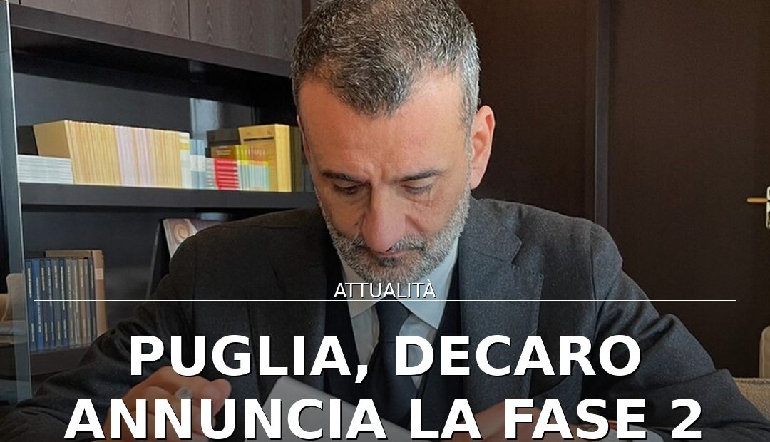 Anteprima di: Puglia, Decaro annuncia la fase 2 per abbattere le liste d'attesa