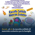 Anteprima di: Racale, al via la raccolta solidale di materiale scolastico per le famiglie