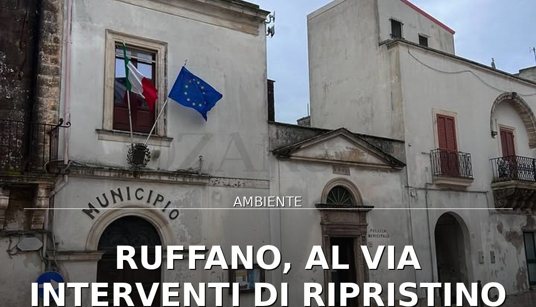 Foto di copertina: Ruffano, al via interventi di ripristino stradale: si possono segnalare buche - Ruffano
