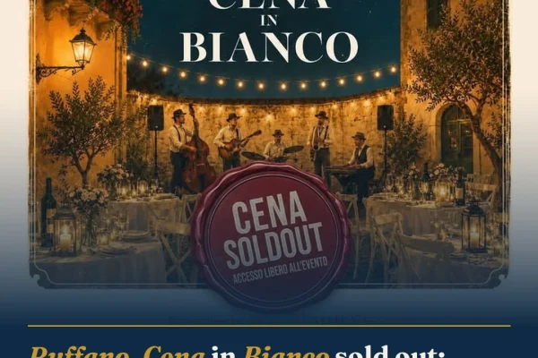 Ruffano, Cena in Bianco sold out: musica e spettacolo nel centro storico
