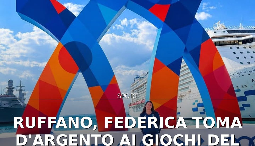 Anteprima di: Ruffano, Federica Toma d'argento ai Giochi del Mediterraneo a Taranto