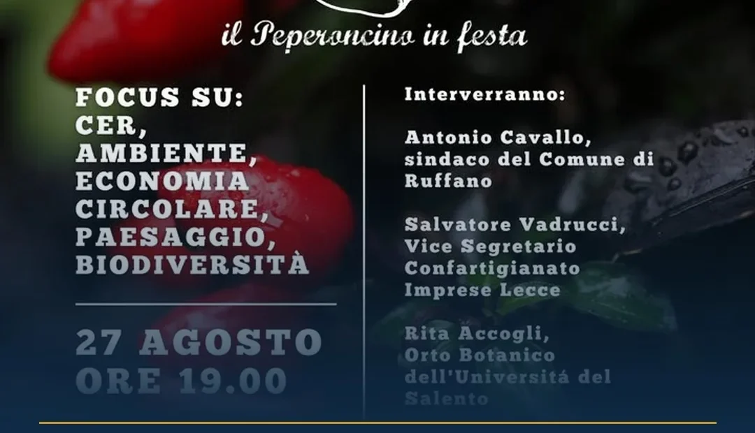 Anteprima di: Ruffano, i “Dialoghi di Maru” su energia e paesaggio dopo l'incendio