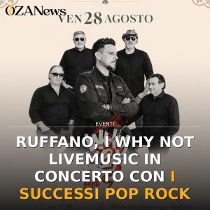 Ruffano, i Why Not livemusic in concerto con i successi pop rock
