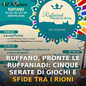 Ruffano, pronte le Ruffaniadi: cinque serate di giochi e sfide tra i rioni