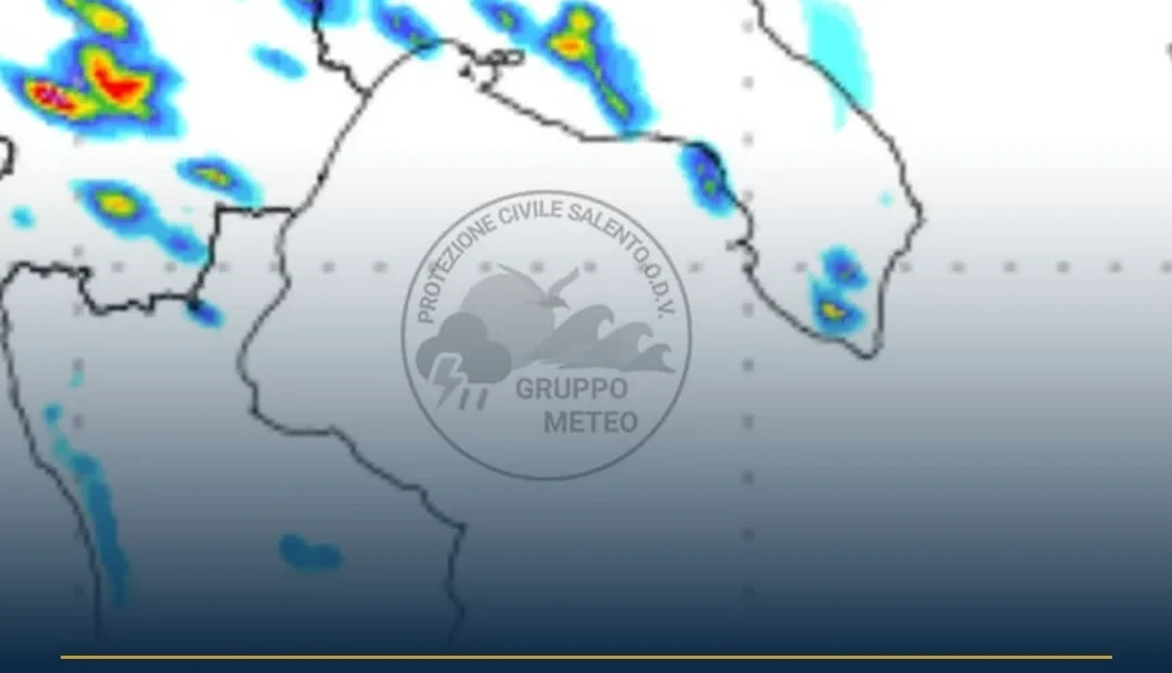 Foto di copertina: Salento, temporali di forte intensità e grandine attesi oggi 31 agosto - Basso Salento