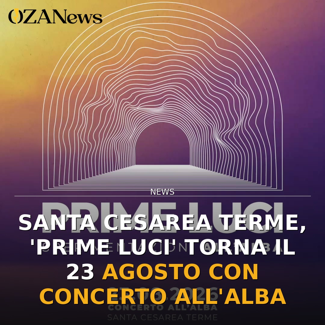 Anteprima di: Santa Cesarea Terme, 'Prime Luci' torna il 23 agosto con concerto all'alba