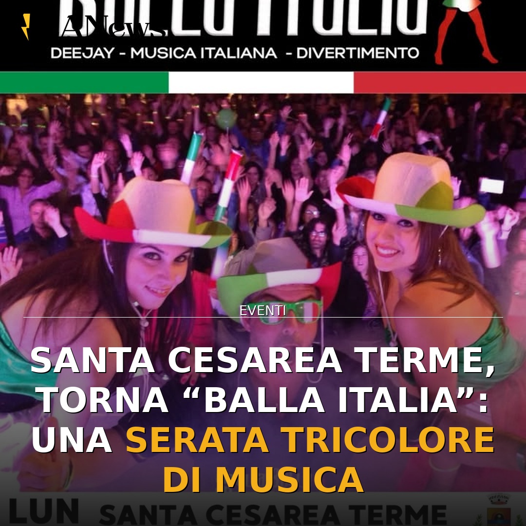 Anteprima di: Santa Cesarea Terme, torna “Balla Italia”: una serata tricolore di musica