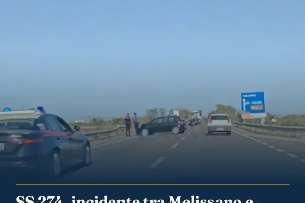 SS 274, incidente tra Melissano e Felline: 49enne in codice rosso
