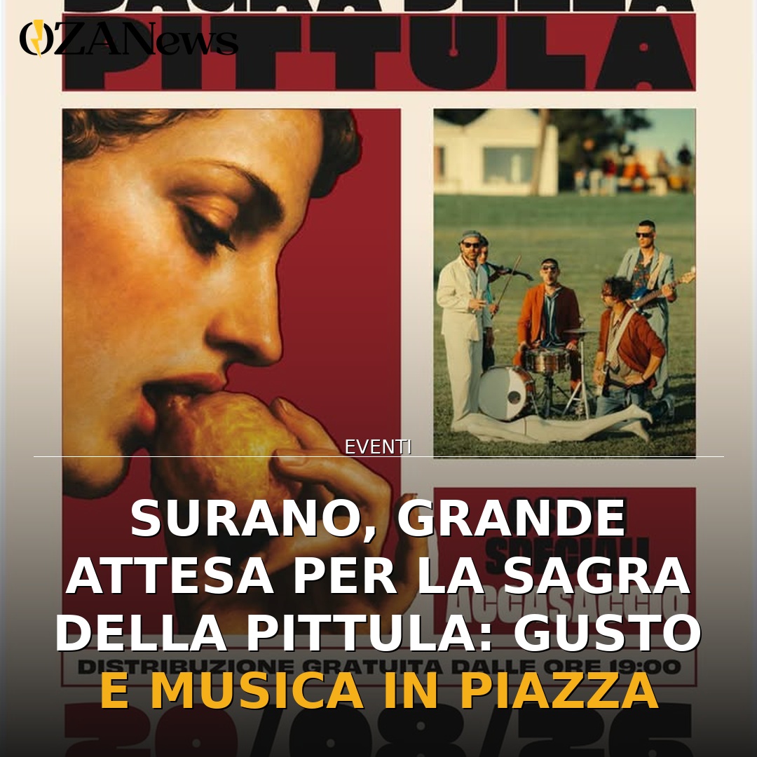 Anteprima di: Surano, grande attesa per la Sagra della Pittula: gusto e musica in piazza