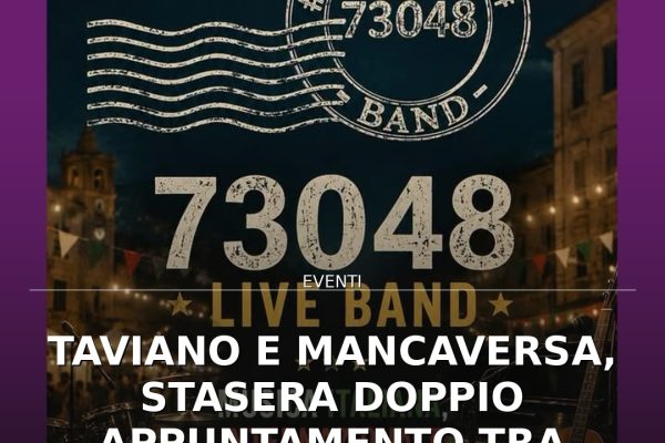Taviano e Mancaversa, stasera doppio appuntamento tra musica e spettacolo