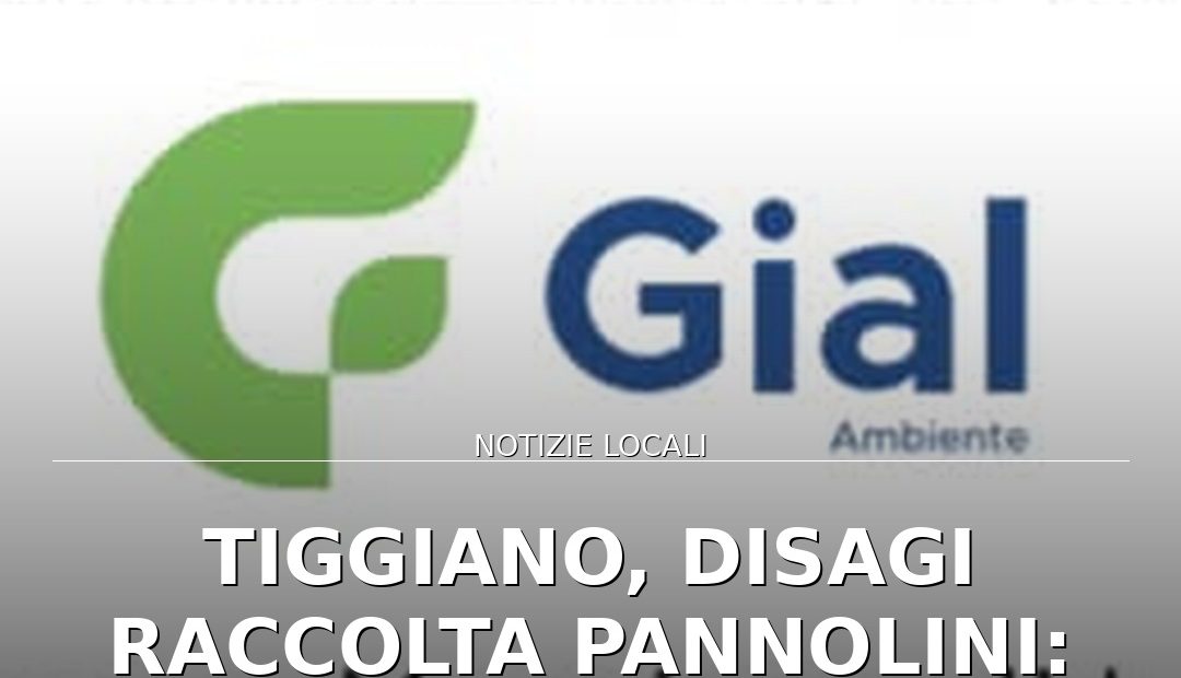 Foto di copertina: Tiggiano, disagi raccolta pannolini: GIAL interviene dopo le segnalazioni - Tiggiano