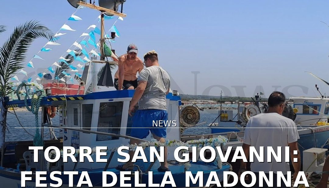 Foto di copertina: Torre San Giovanni: Festa della Madonna dell’Aiuto tra mare, fede e musica - Ugento