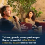Anteprima di: Tricase, grande partecipazione per Beppe Convertini e Don Cosimo Schena al Salento Book Festival