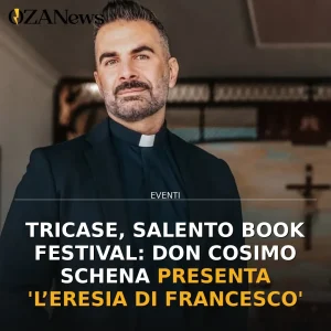 Tricase, Salento Book Festival: Don Cosimo Schena presenta 'L’eresia di Francesco'