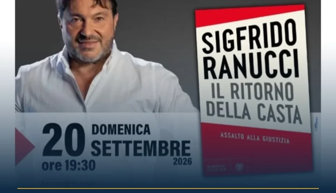 Anteprima di: Tricase, Sigfrido Ranucci presenta "Il ritorno della casta" al D. Bleve