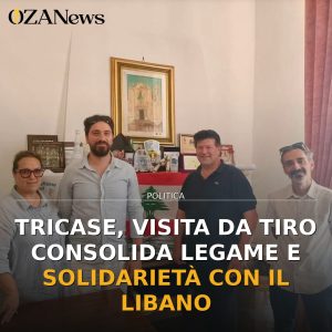 Tricase, visita da Tiro consolida legame e solidarietà con il Libano