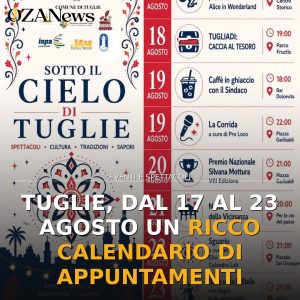 Tuglie, dal 17 al 23 agosto un ricco calendario di appuntamenti