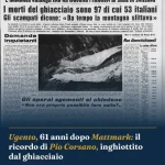 Anteprima di: Ugento, 61 anni dopo Mattmark: il ricordo di Pio Corsano, inghiottito dal ghiacciaio