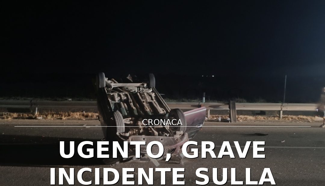 Foto di copertina: Ugento, grave incidente sulla SS274: quattro persone coinvolte - Lecce
