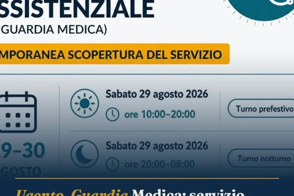 Ugento, Guardia Medica: servizio sospeso per il weekend