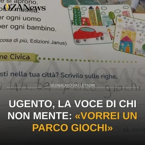 Ugento, la voce di chi non mente: «Vorrei un parco giochi»