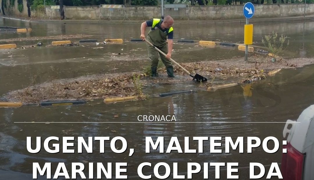 Anteprima di: Ugento, maltempo: marine colpite da bomba d'acqua, danni e disagi