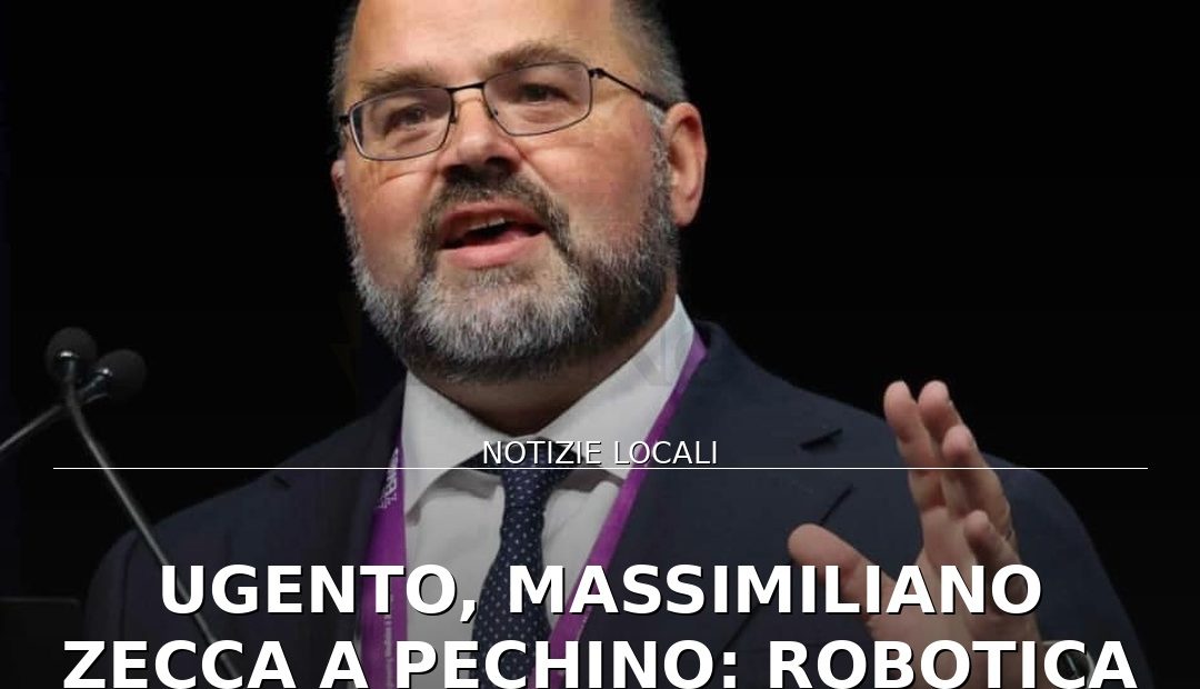 Anteprima di: Ugento, Massimiliano Zecca a Pechino: robotica per anziani alla World Robot Conference
