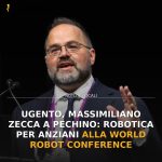 Anteprima di: Ugento, Massimiliano Zecca a Pechino: robotica per anziani alla World Robot Conference