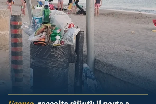Ugento, raccolta rifiuti: il porta a porta ha fallito, sfida per il prossimo sindaco