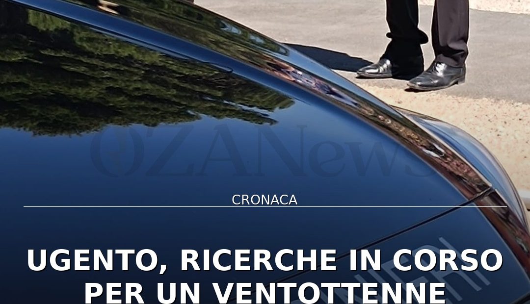Foto di copertina: Ugento, ricerche in corso per un ventottenne scomparso questa mattina - Alliste