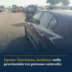 Ugento-Taurisano, incidente sulla provinciale: tre persone coinvolte