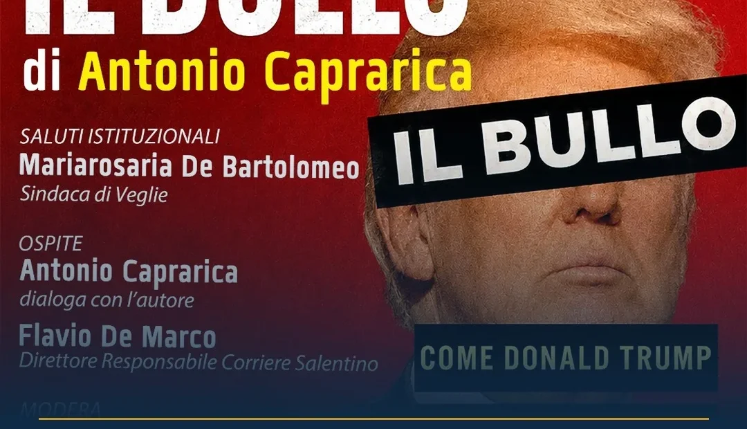 Anteprima di: Veglie, Antonio Caprarica presenta il suo libro “Il bullo” al Chiostro