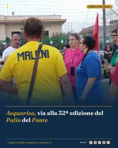 Foto di copertina: Acquarica, via alla 32ª edizione del Palio del Ponte - Basso Salento