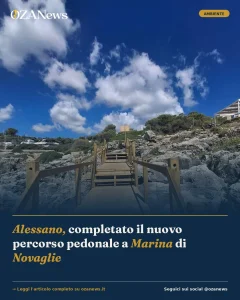 Alessano, completato il nuovo percorso pedonale a Marina di Novaglie
