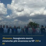 Anteprima di: Alessano, inaugurata nuova rotatoria: più sicurezza su SP 210 e 81