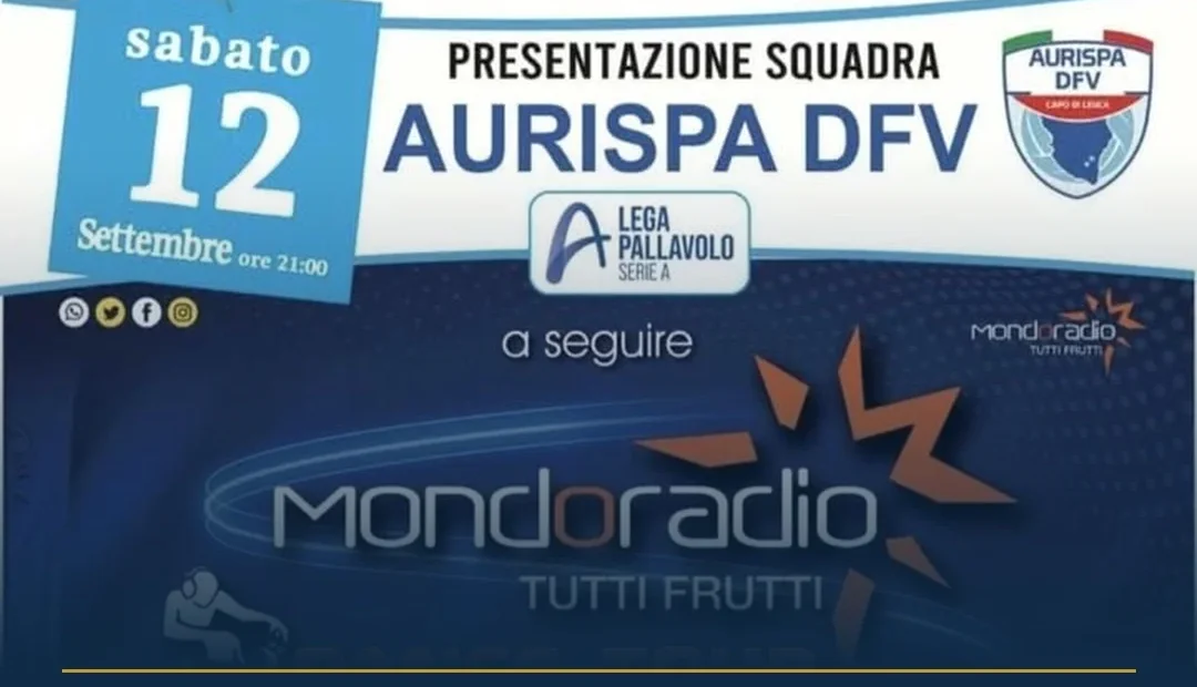 Anteprima di: Alessano, Piazza Castello ospita la Festa Azzurra con Aurispa DFV